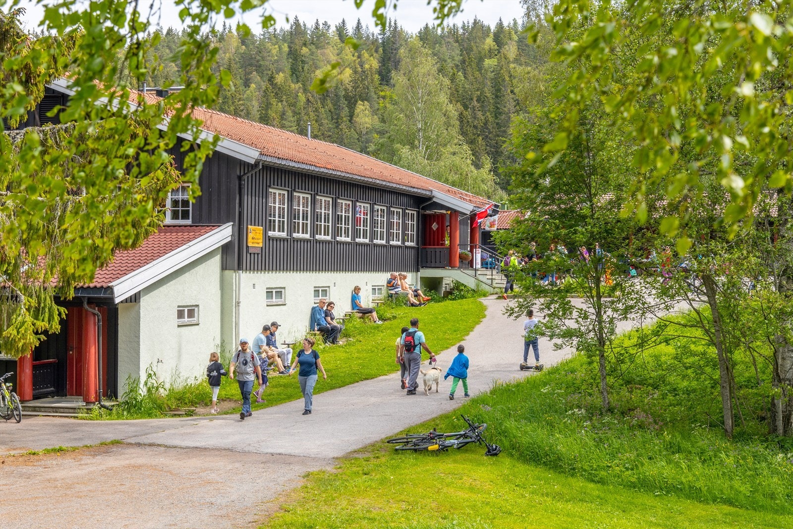 Mariholtet Sportsstue er et populært turmål for mange, beliggende i Østmarka. Galleribilde