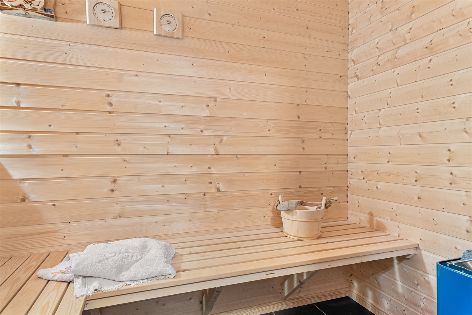 I direkte tilknytting til badet har man også en badstue. Galleribilde