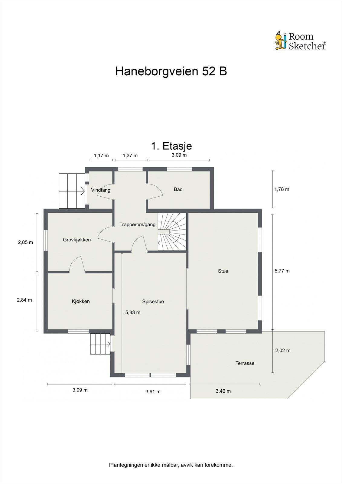 Plantegning - 1. etasje Galleribilde