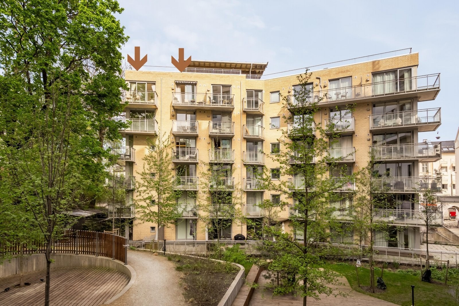 Leiligheten ligger i 6. etasje med heisadkomst Galleribilde