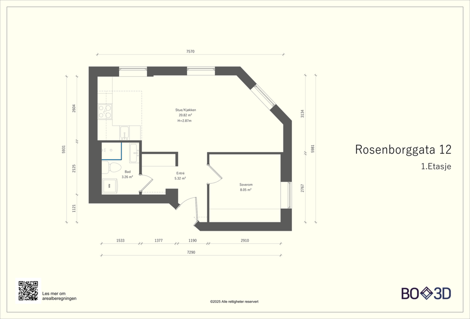 Plantegning. Galleribilde