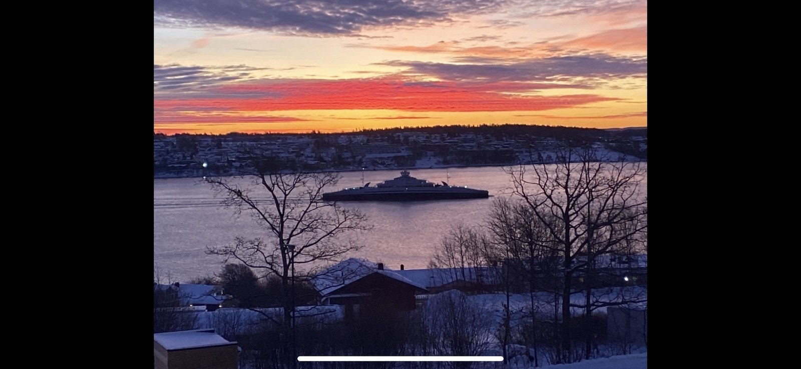 Utsikt fra balkongen Galleribilde