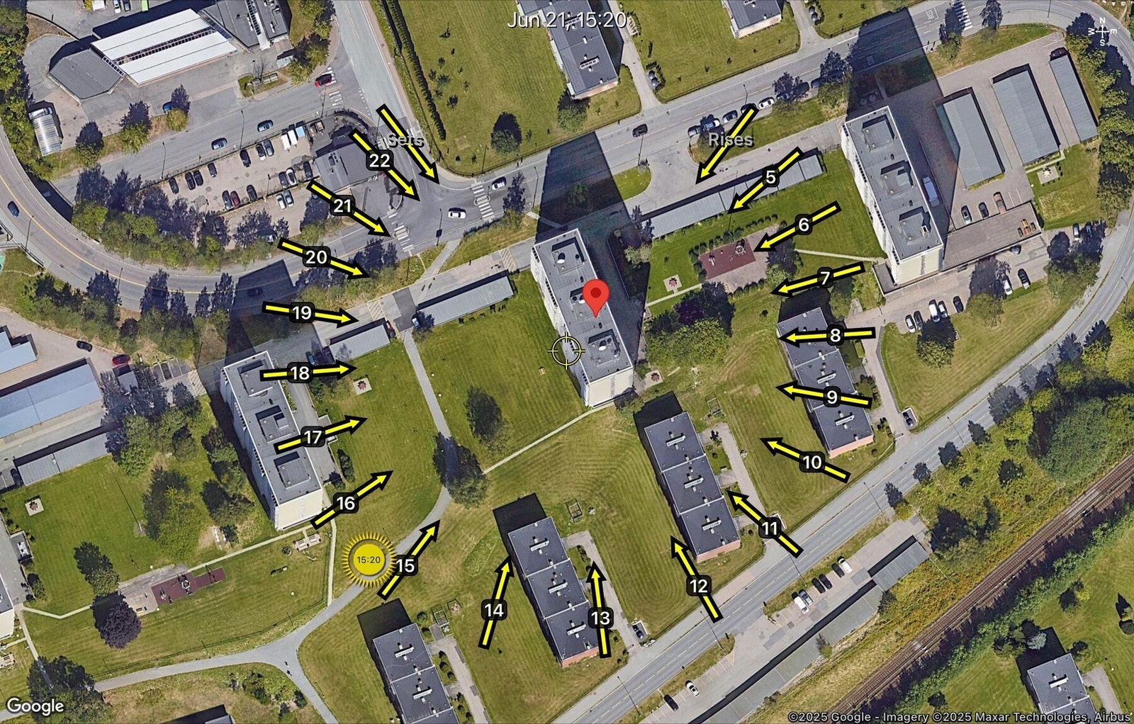 Solgangen på leiligheten er veldig god Galleribilde