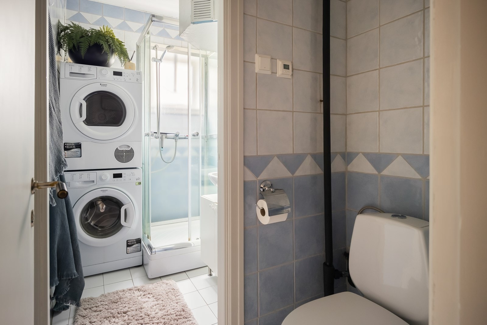 Flislagt bad på 4 m². Galleribilde