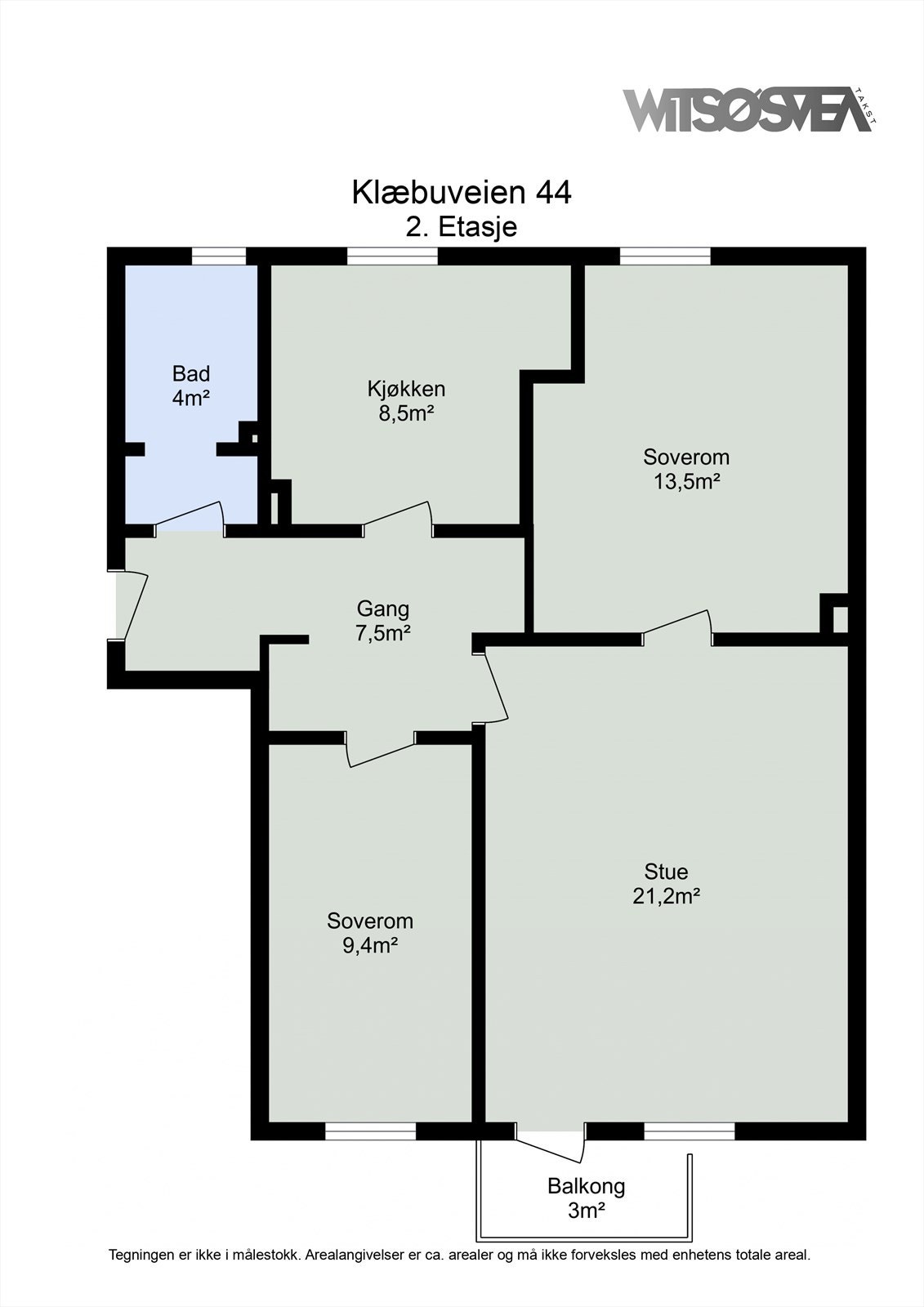 Planskisse. Velkommen til visning! Galleribilde