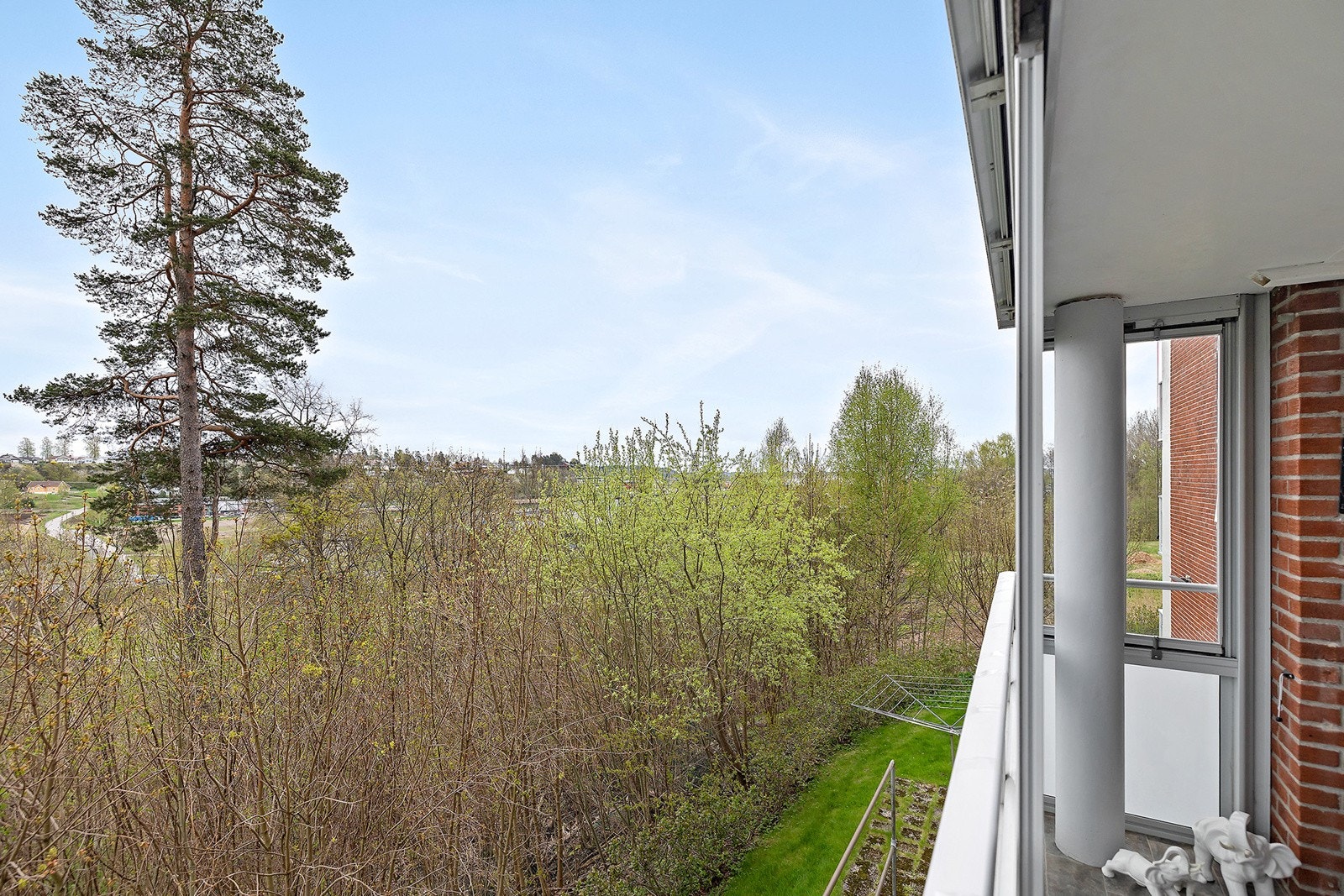 Utsikt fra balkongen Galleribilde