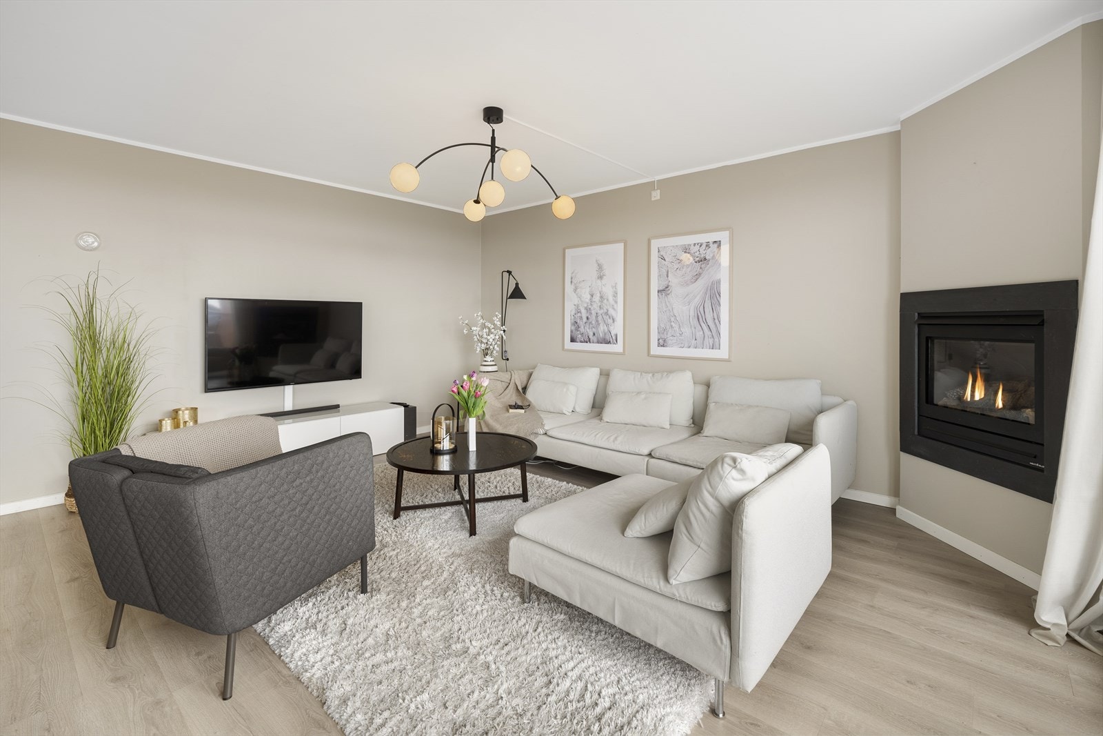 - Både gass, fjernvarme og varmtvann er inkludert i felleskostnadene for å nevne noe - Galleribilde