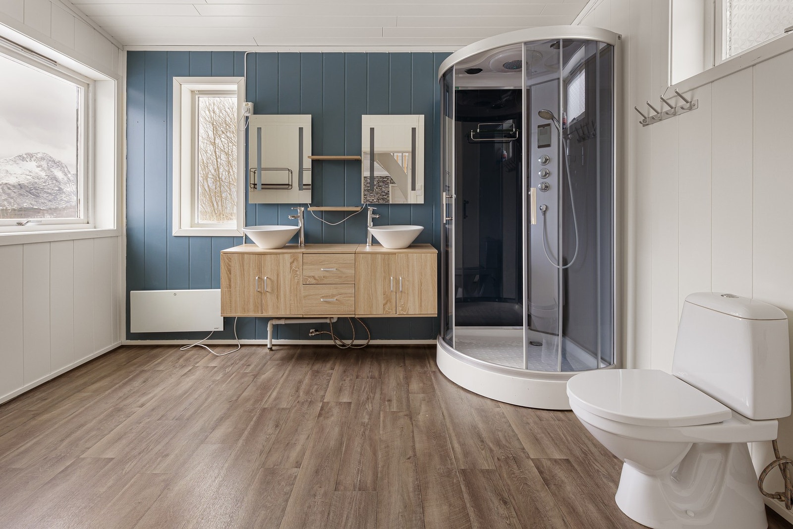 Badet ble etablert i forbindelse med tilbygg, oppført i 2019. Galleribilde