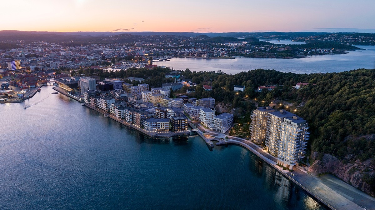 Kanalbyen inkl 3 søstre Galleribilde