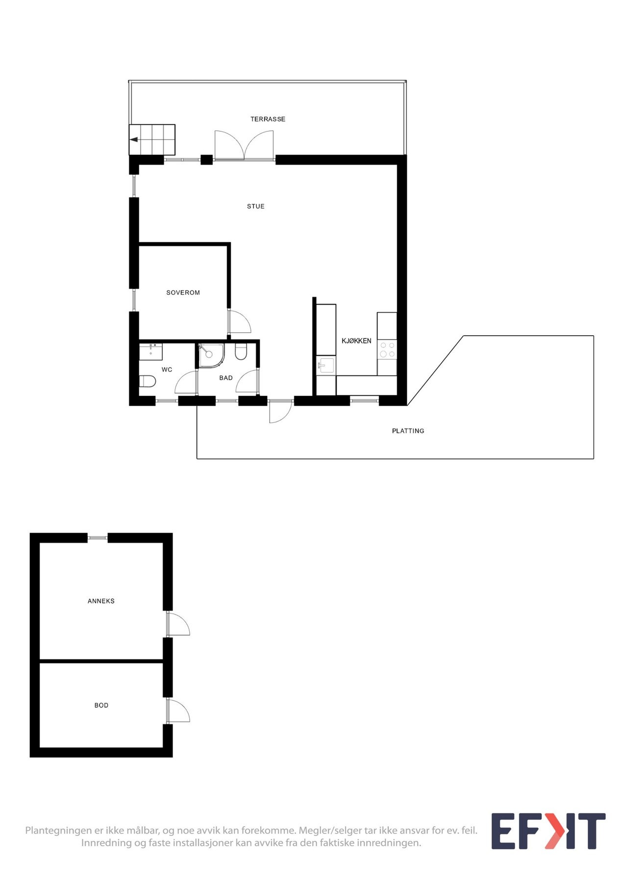 Plantegning Galleribilde