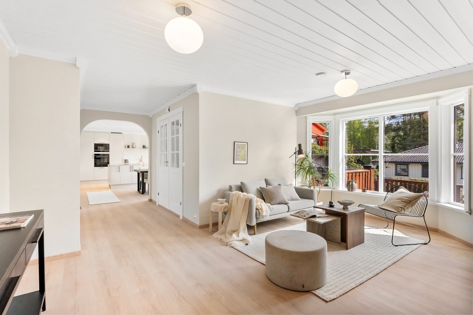 Vannbåren varme i alle rom i boligen. Galleribilde