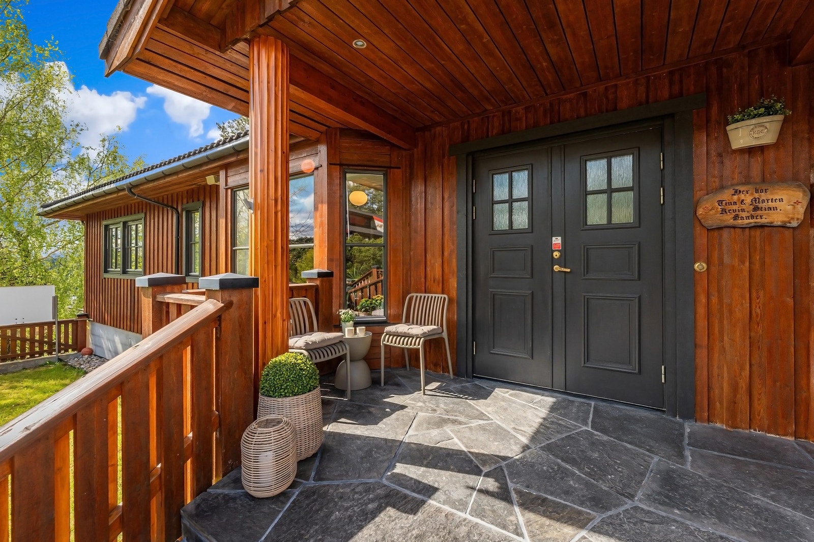 Hyggelig inngangsparti. Galleribilde