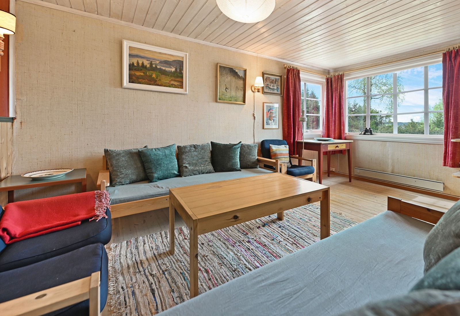 Utsikt fra sofaen Galleribilde