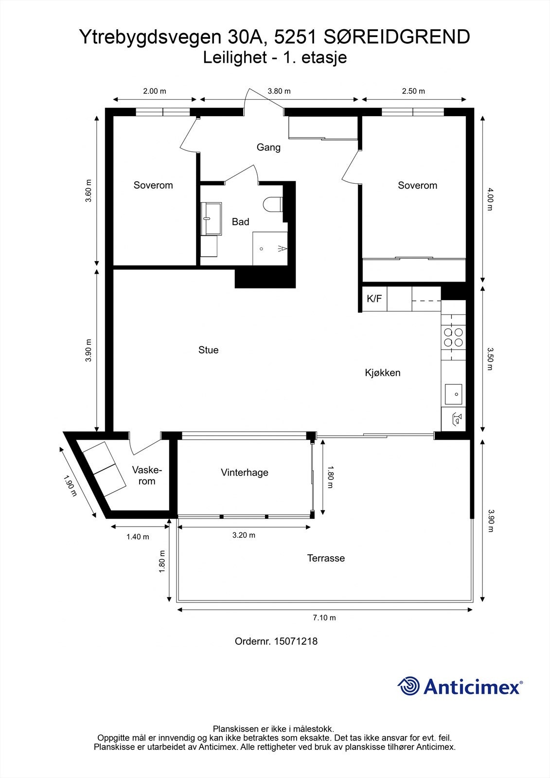 Plantegning Galleribilde