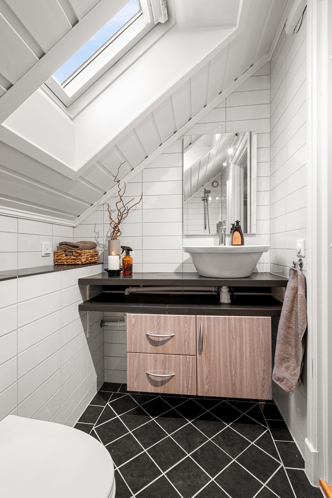 Bad på loft Galleribilde