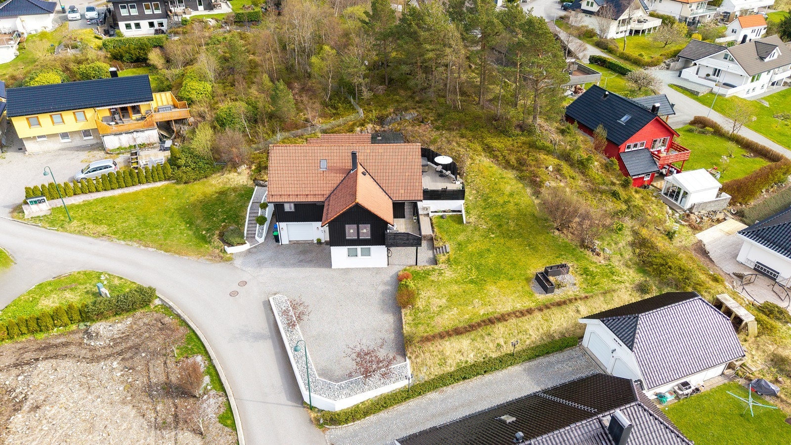 Dronefoto Galleribilde