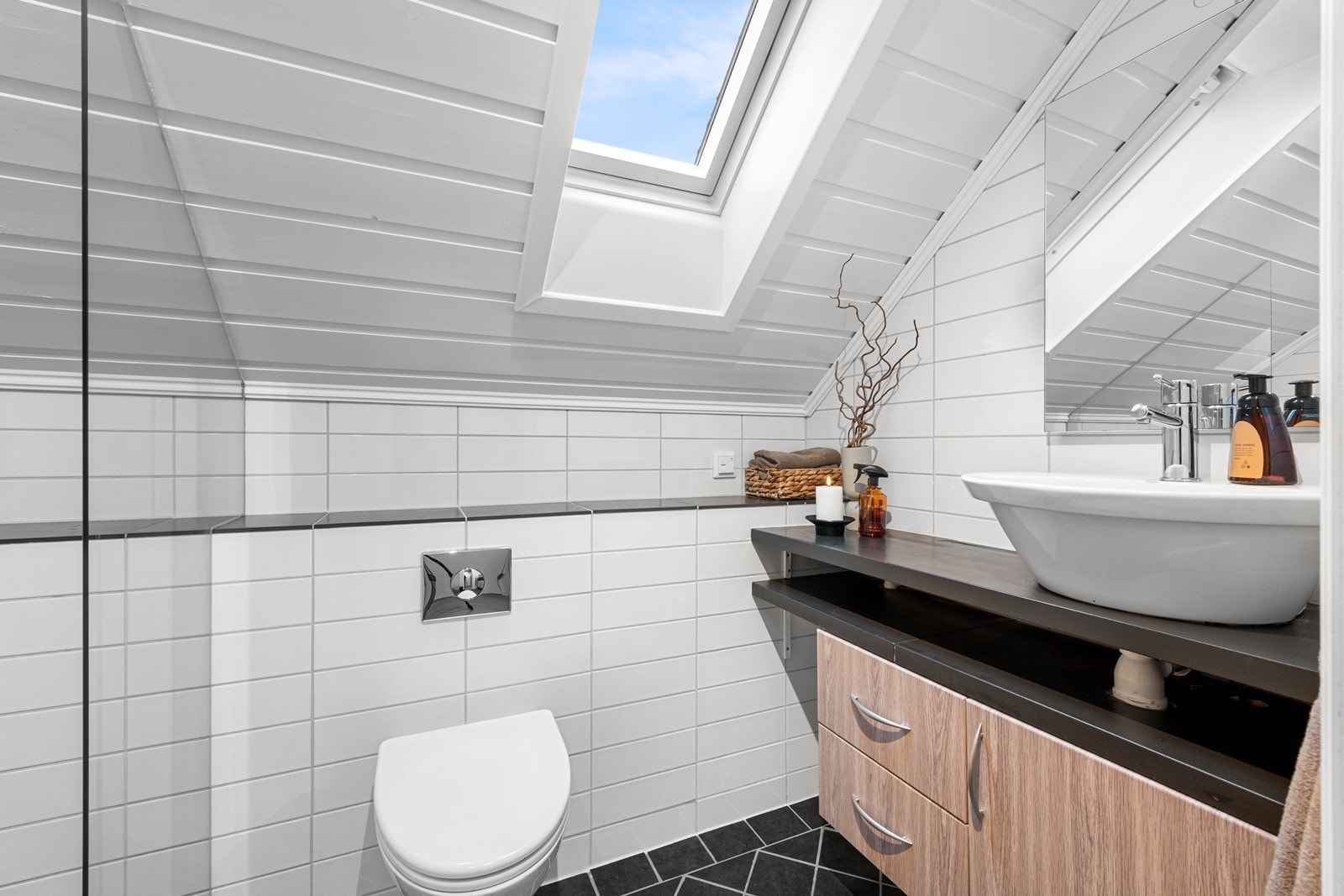 Bad på loft Galleribilde