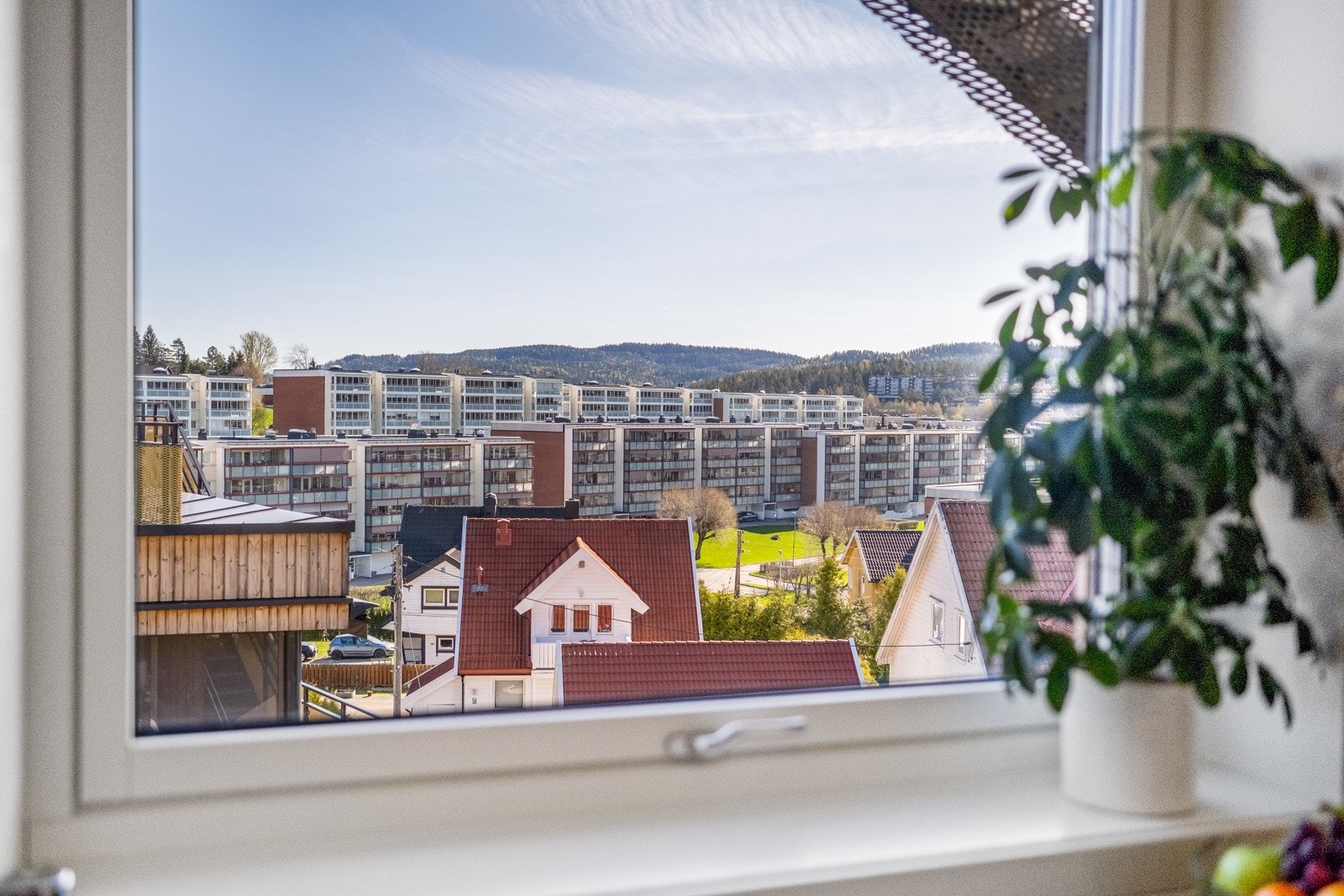 Utsikten fra kjøkkenet. Galleribilde