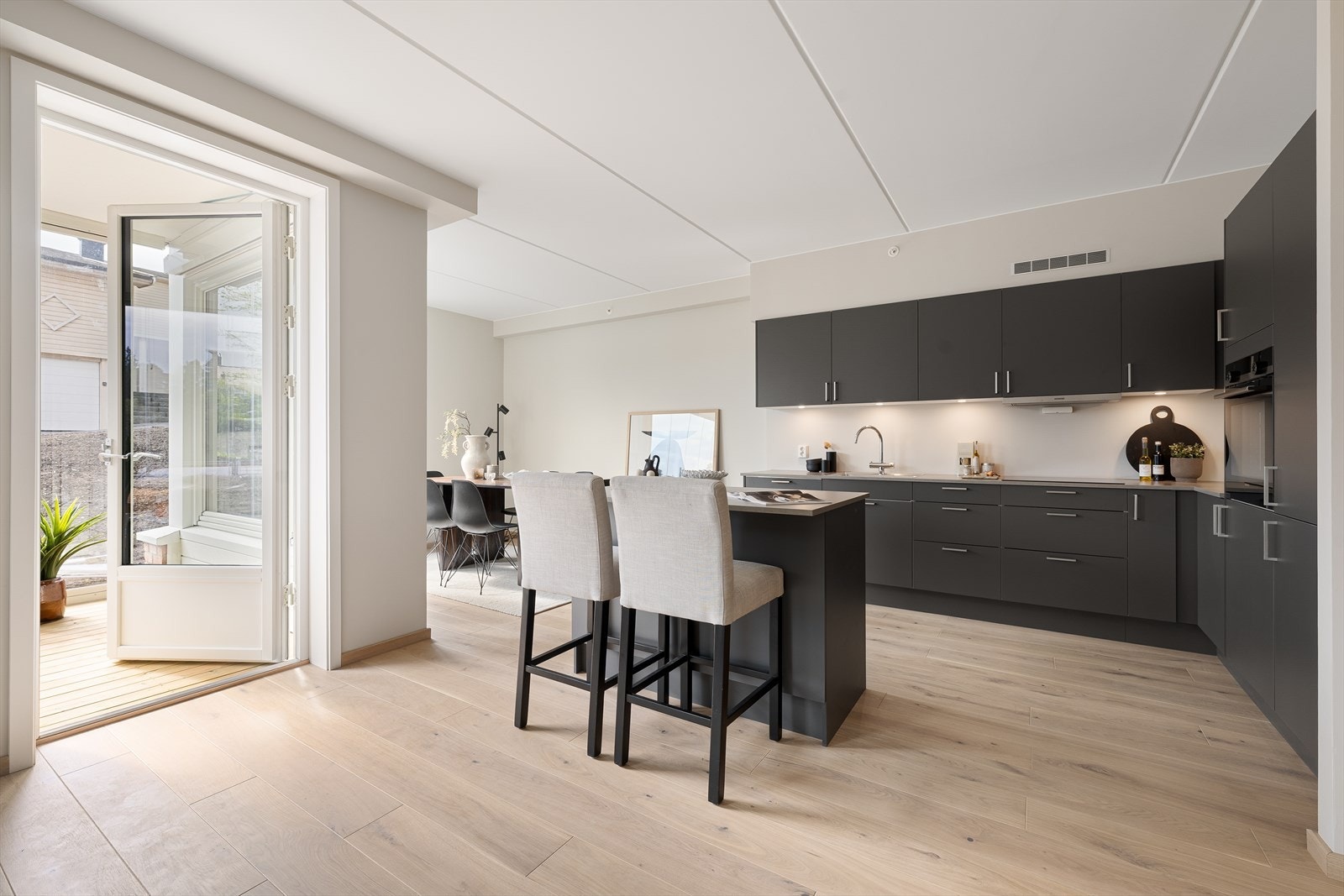 Praktisk og sosial kjøkkenøy Galleribilde