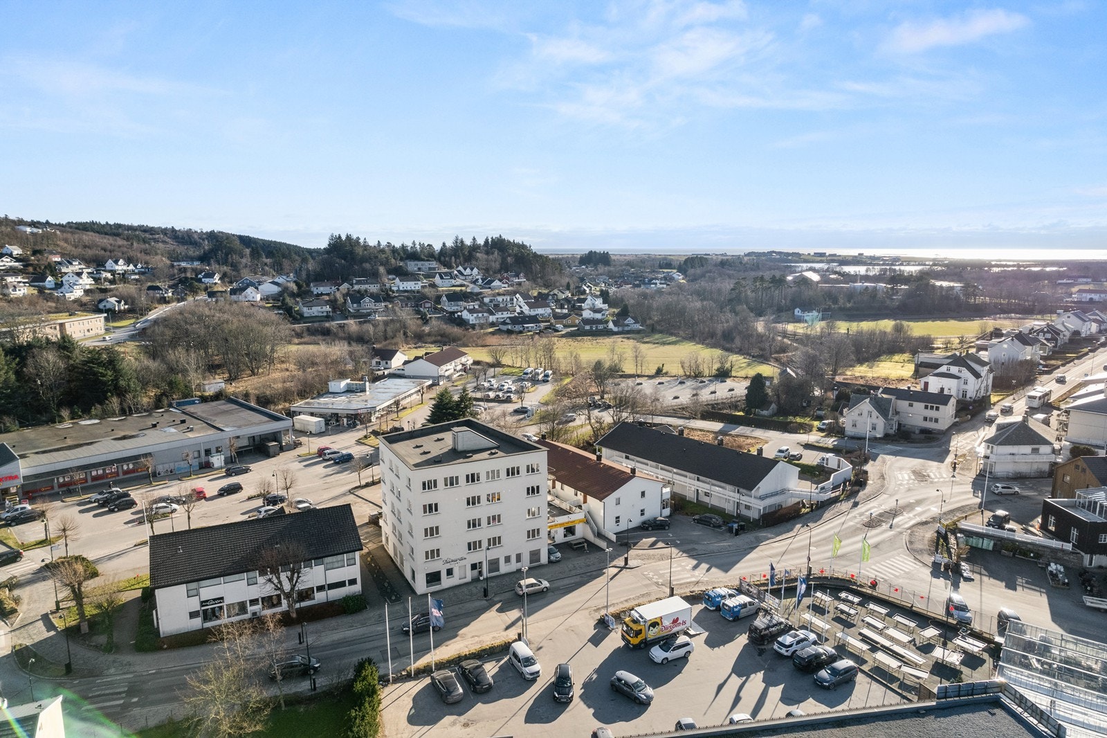 Vanse ligger sentralt plassert mellom Lista og Farsund. Galleribilde