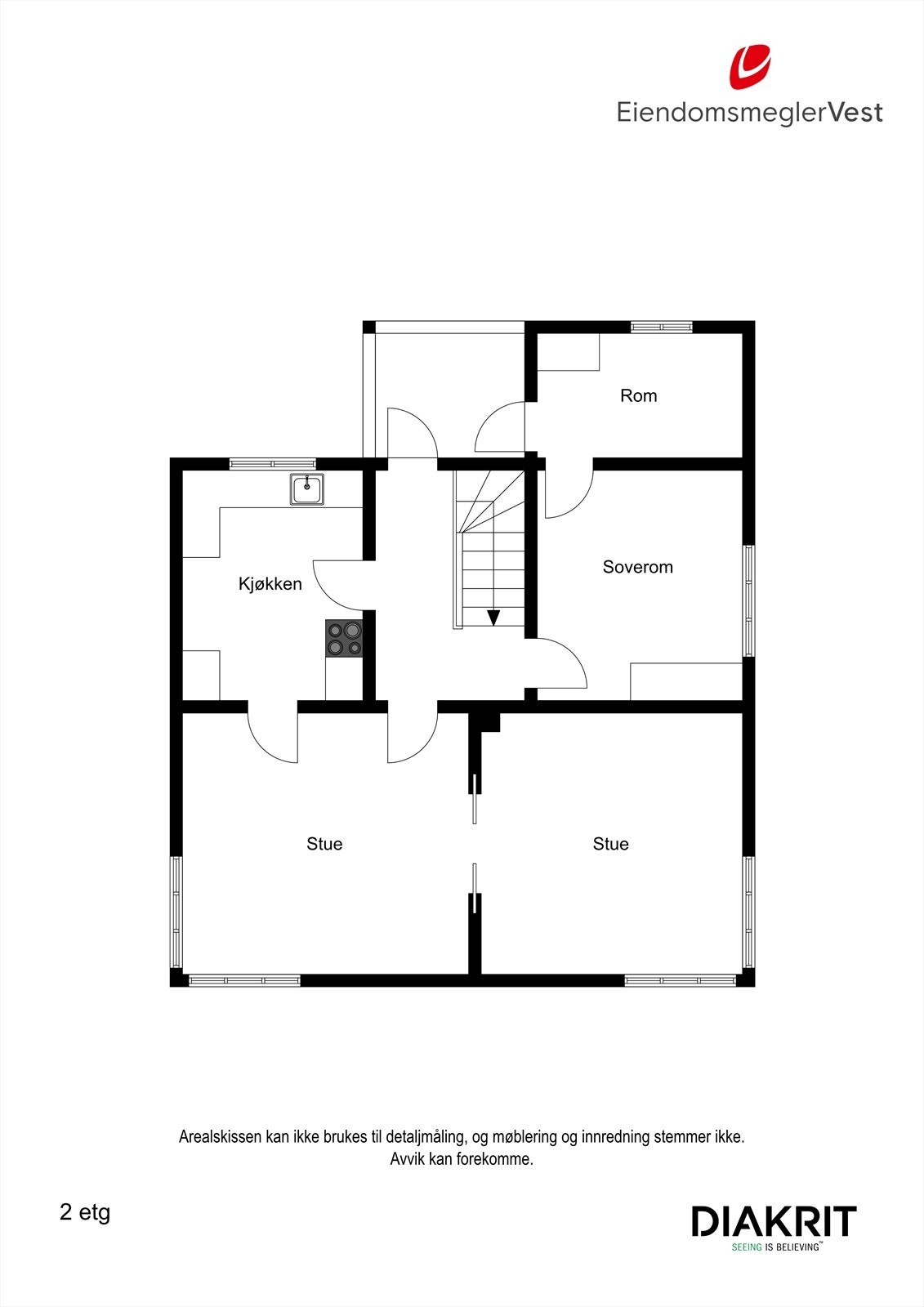 Plantegning 2. etg. Galleribilde