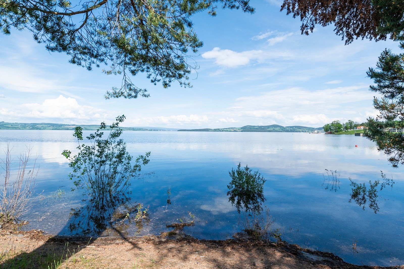 Utsyn mot Nes, Tingnes og Helgøya. Galleribilde