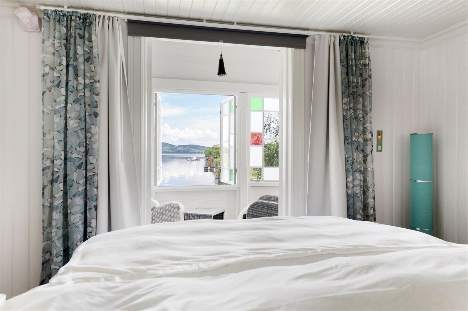 Vakkert utsyn fra soverommet. Galleribilde
