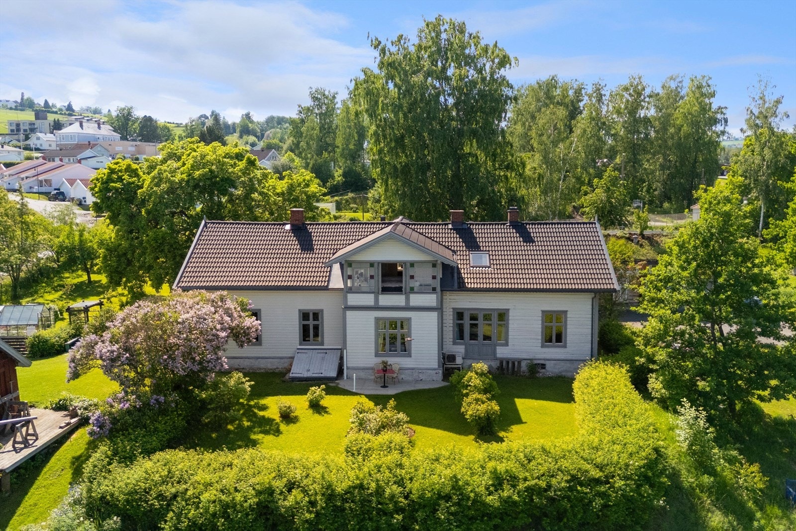 Skjermet hage. Galleribilde