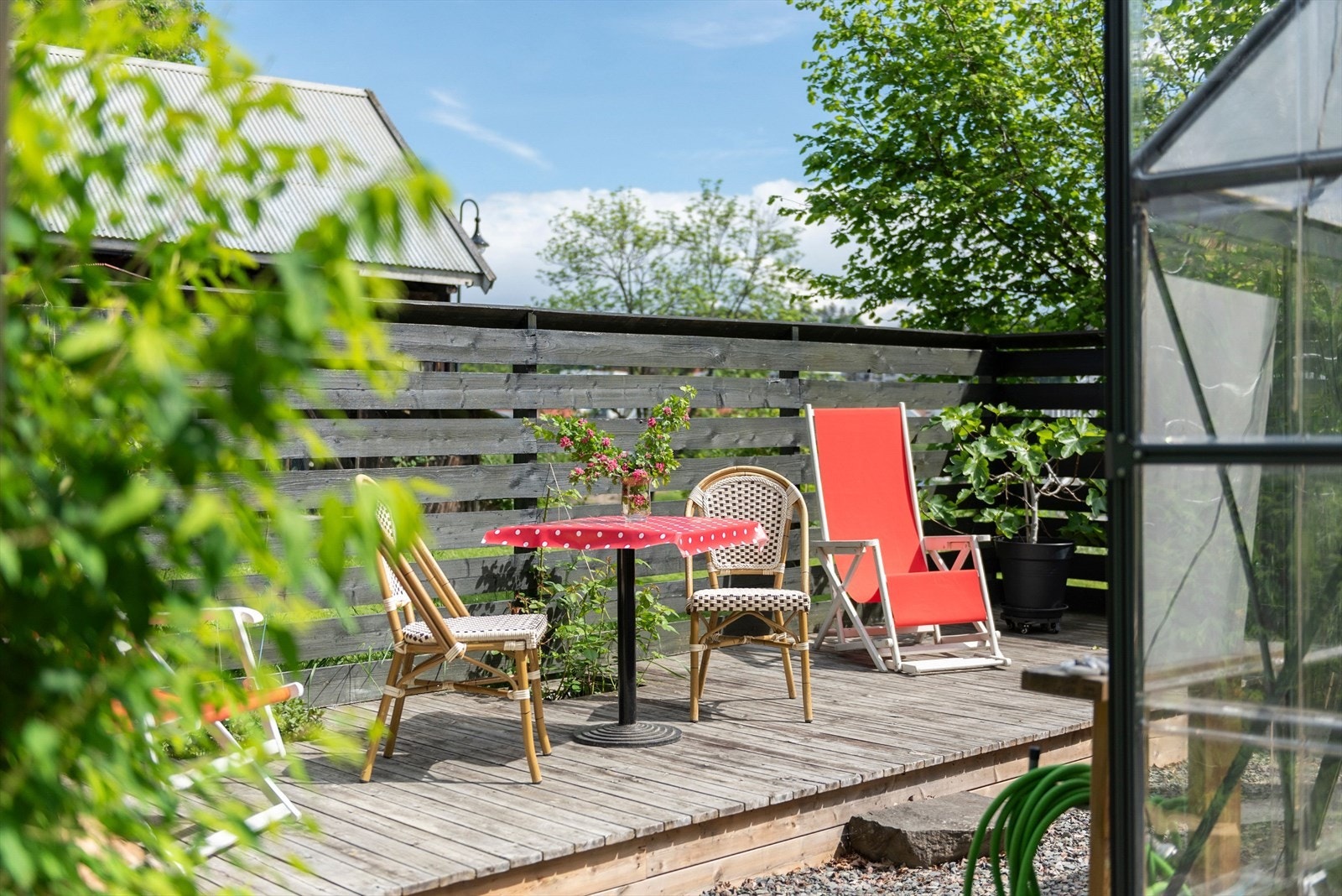 Solrike uteplasser. Galleribilde