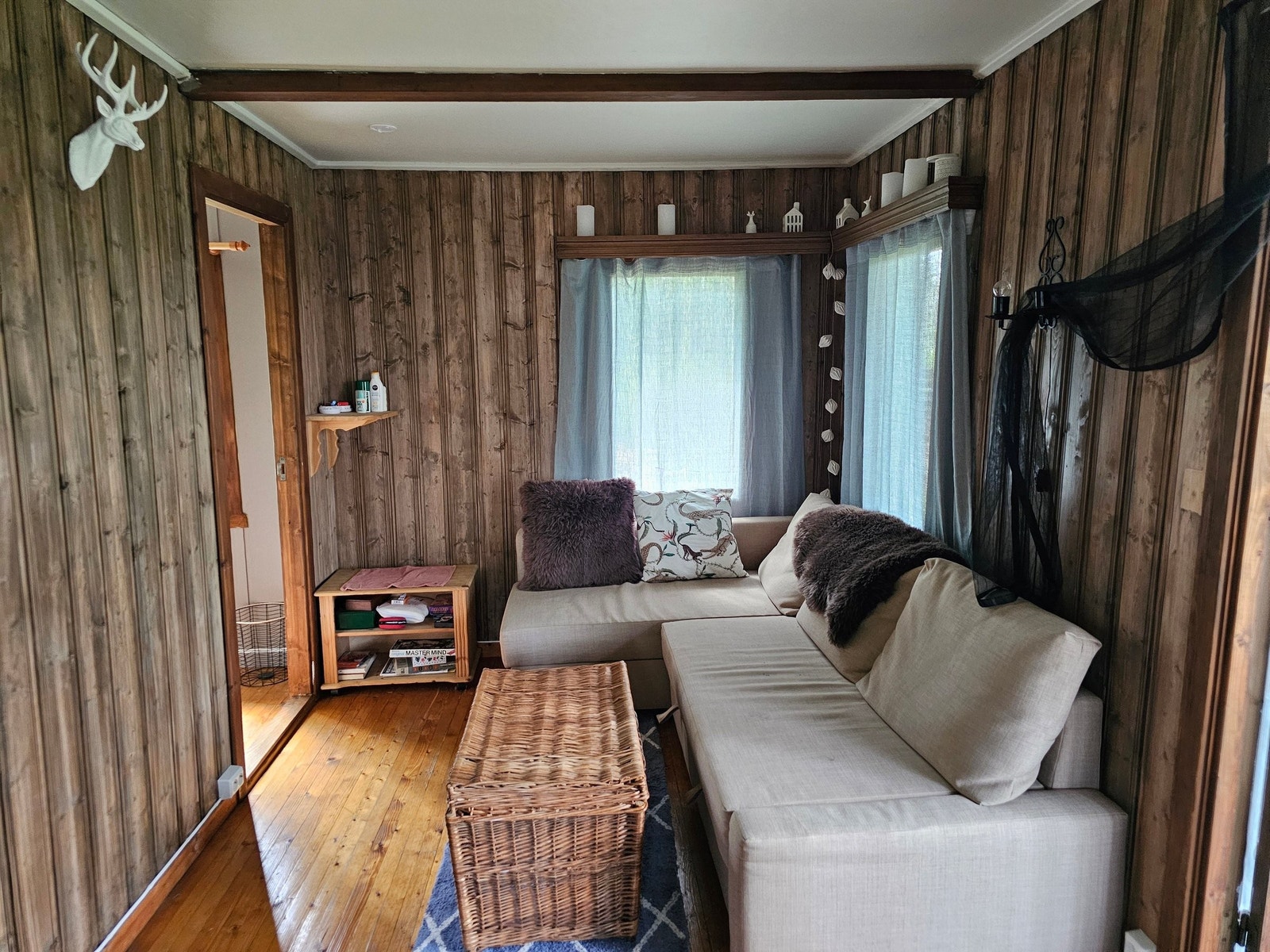 Sovesofa i stuen Galleribilde