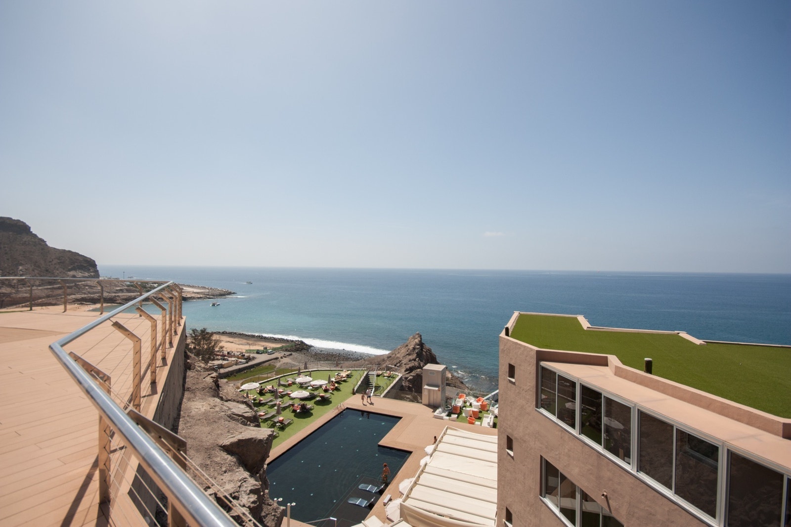 Solterrasse også øverst i anlegget Galleribilde