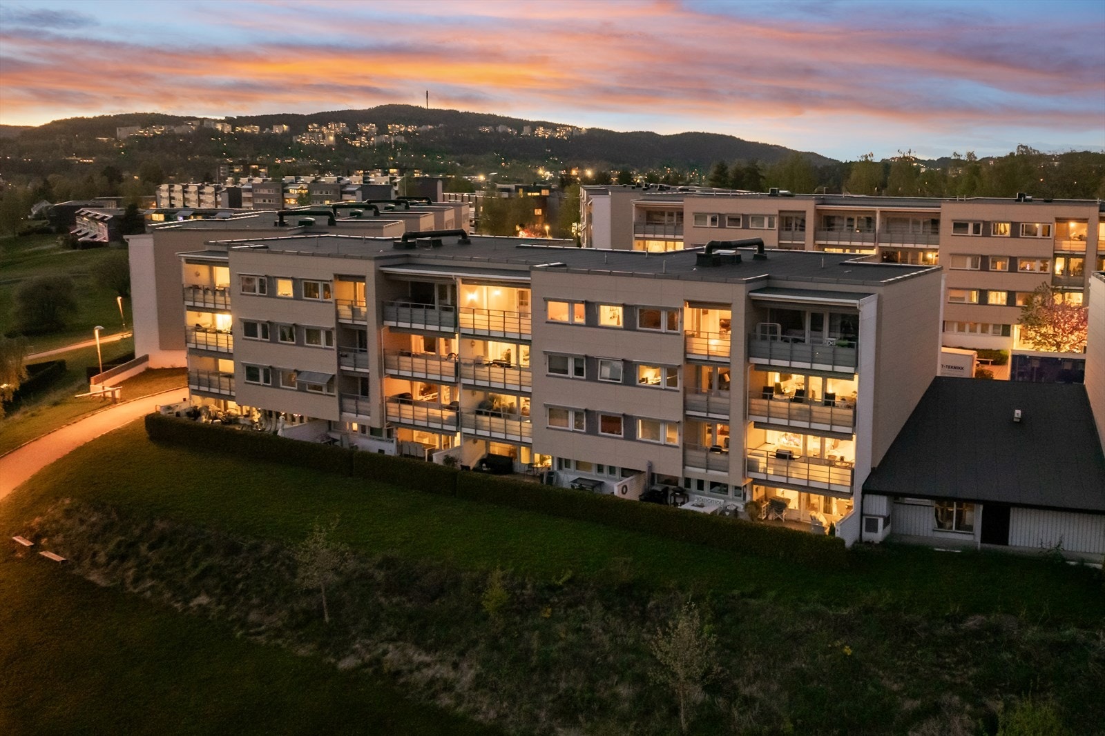 Det er kort vei til flere tur- og løypealternativer innover i Østmarka. Galleribilde