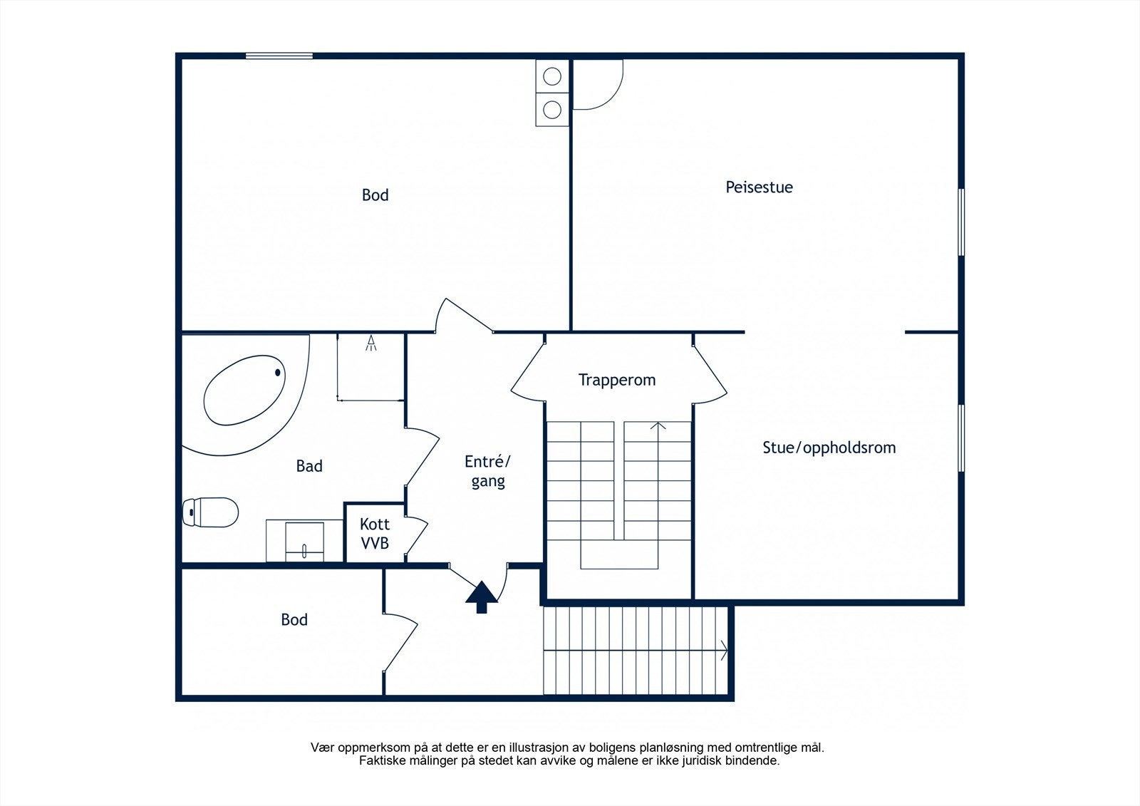 Plantegning kjeller Galleribilde