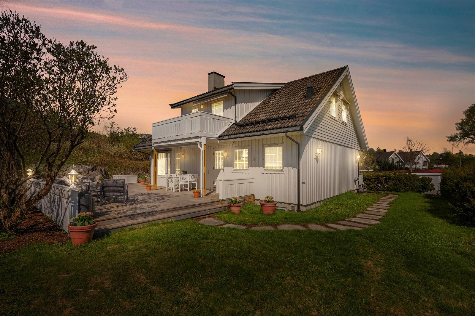 Kveld i Løkebergkroken Galleribilde