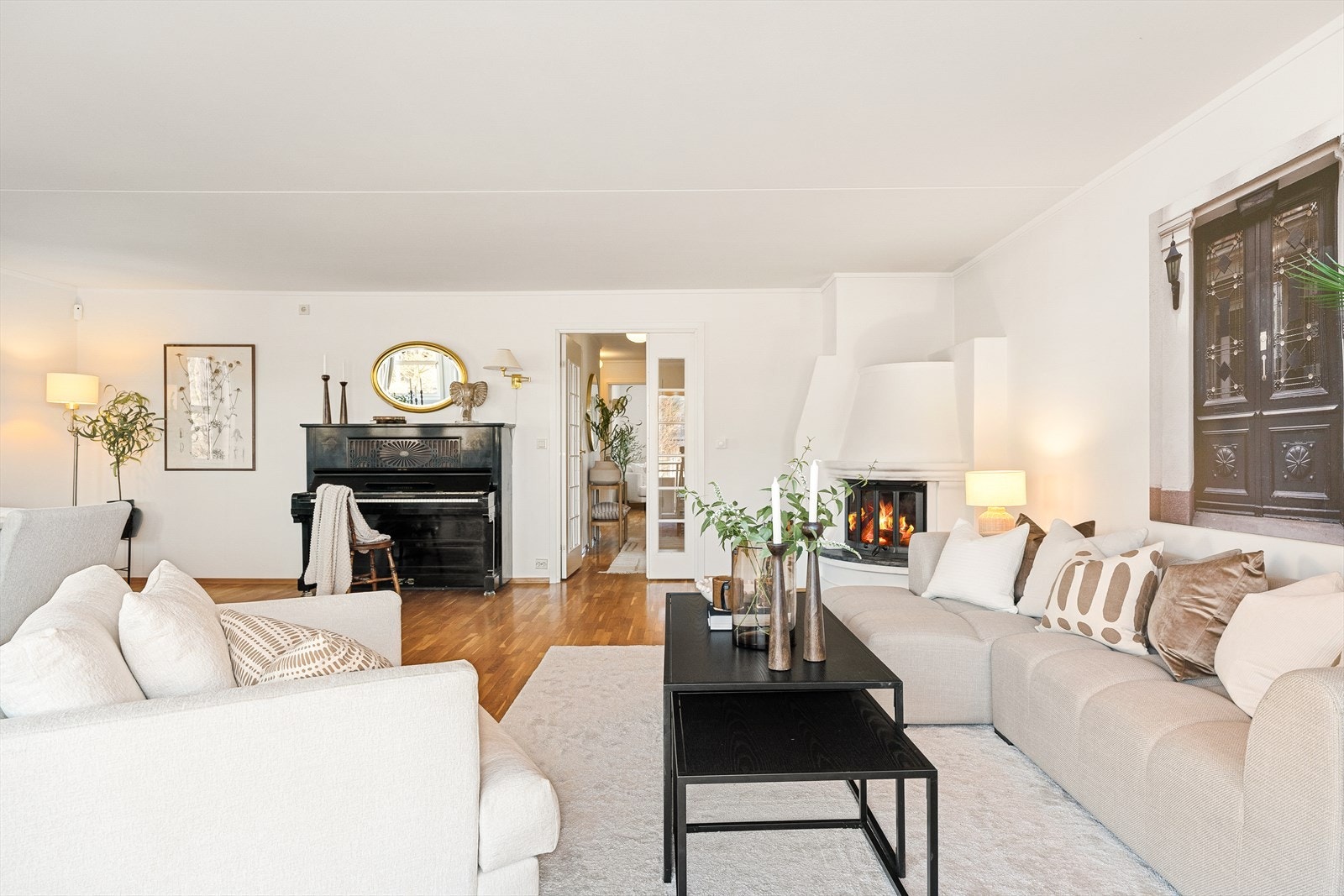 Hjørneleilighet i sjarmerende lavblokk, beliggende i et populært og veldrevet sameie. Galleribilde