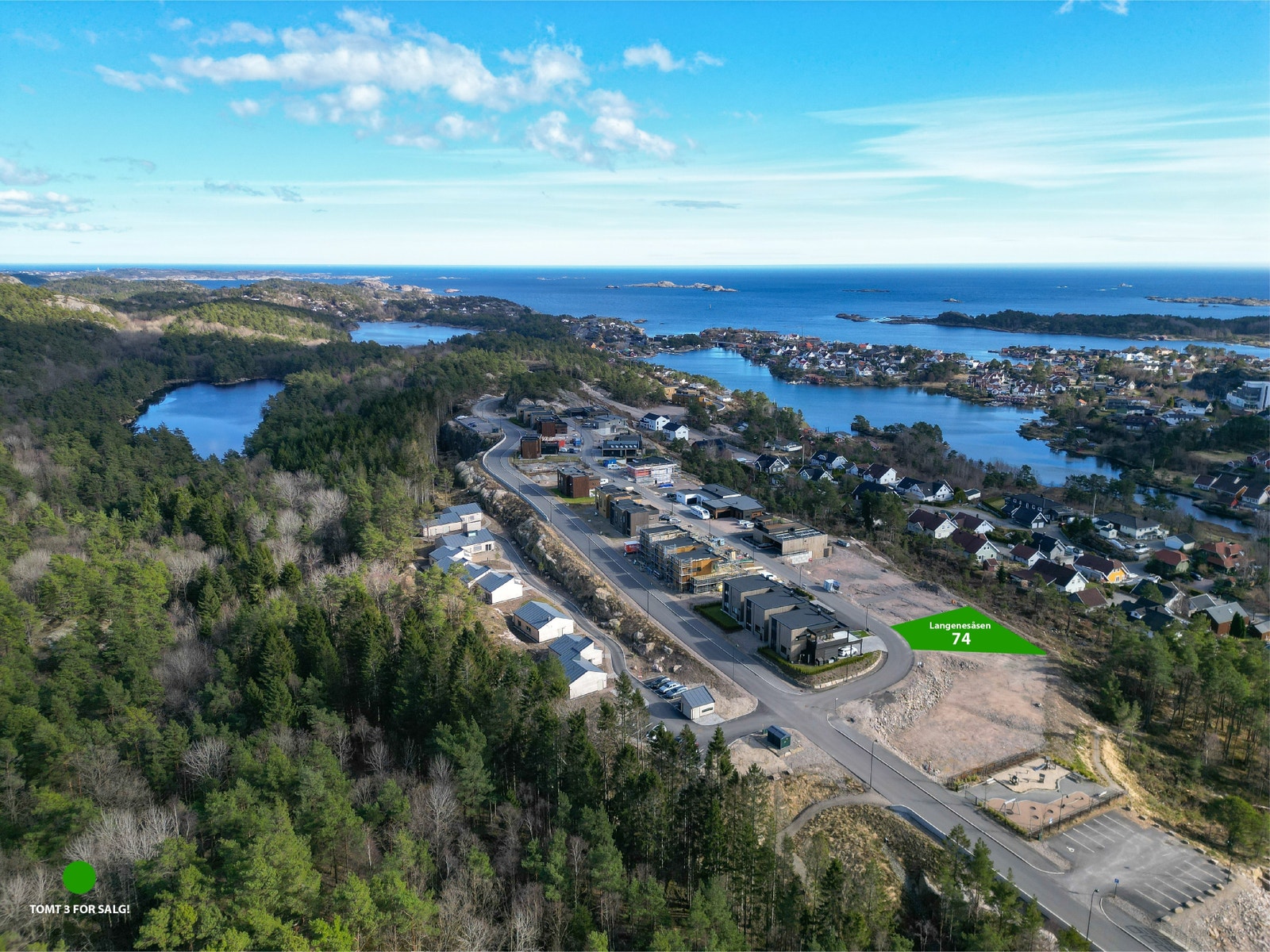 Velkommen til Langenes - tomt med adresse Langenesåsen 74 for salg. Galleribilde