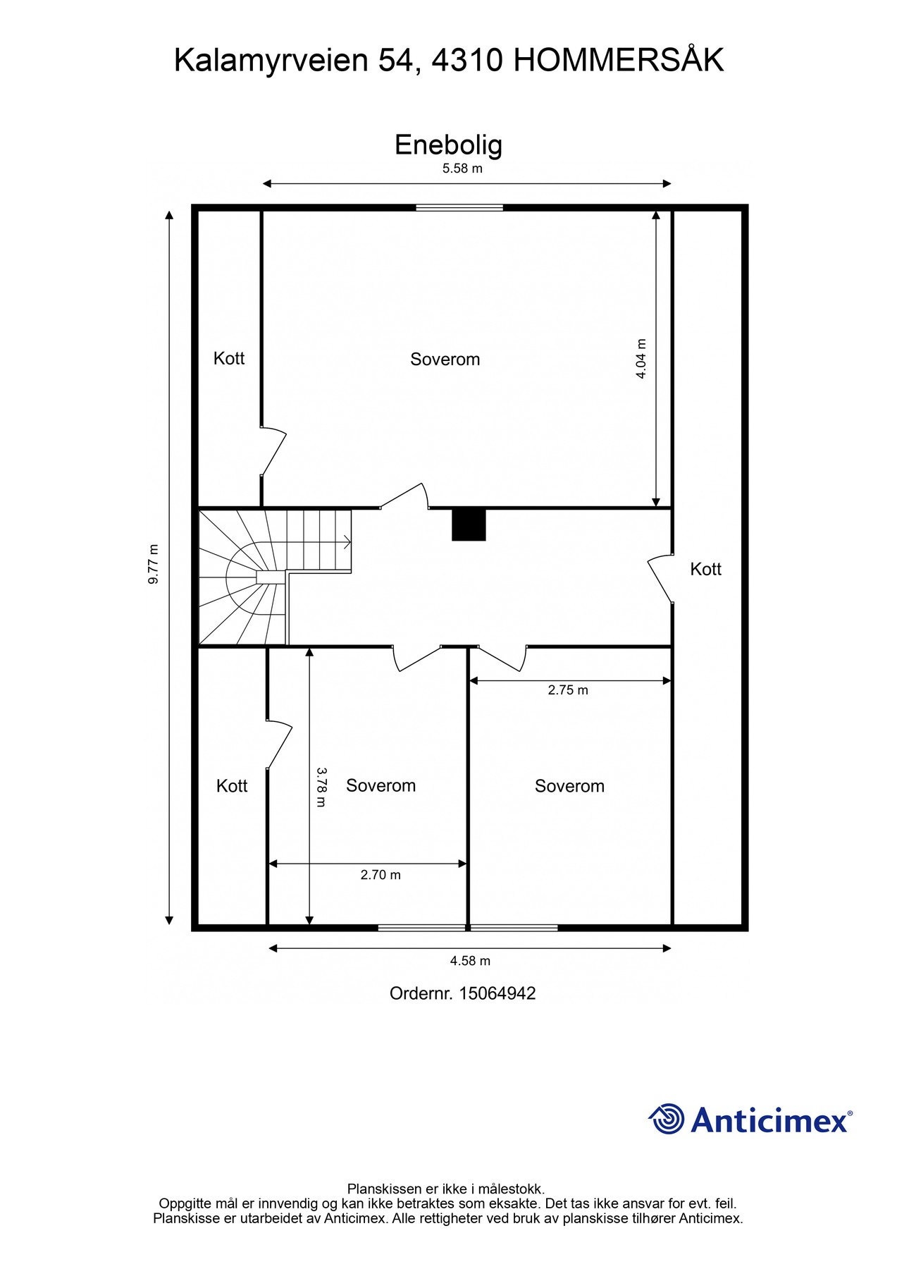 Plantegning 2. etasje Galleribilde