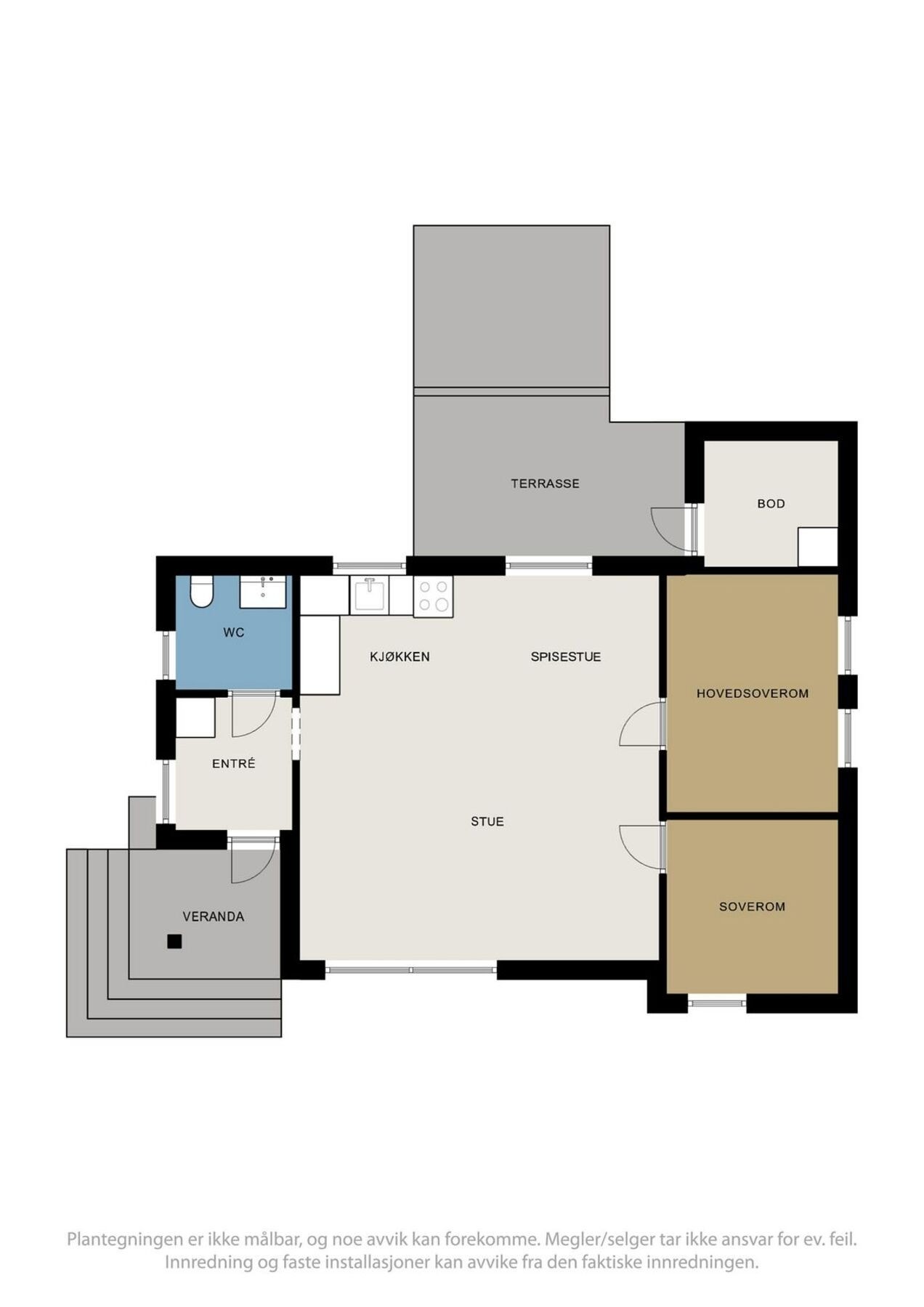 - Plantegning. Galleribilde