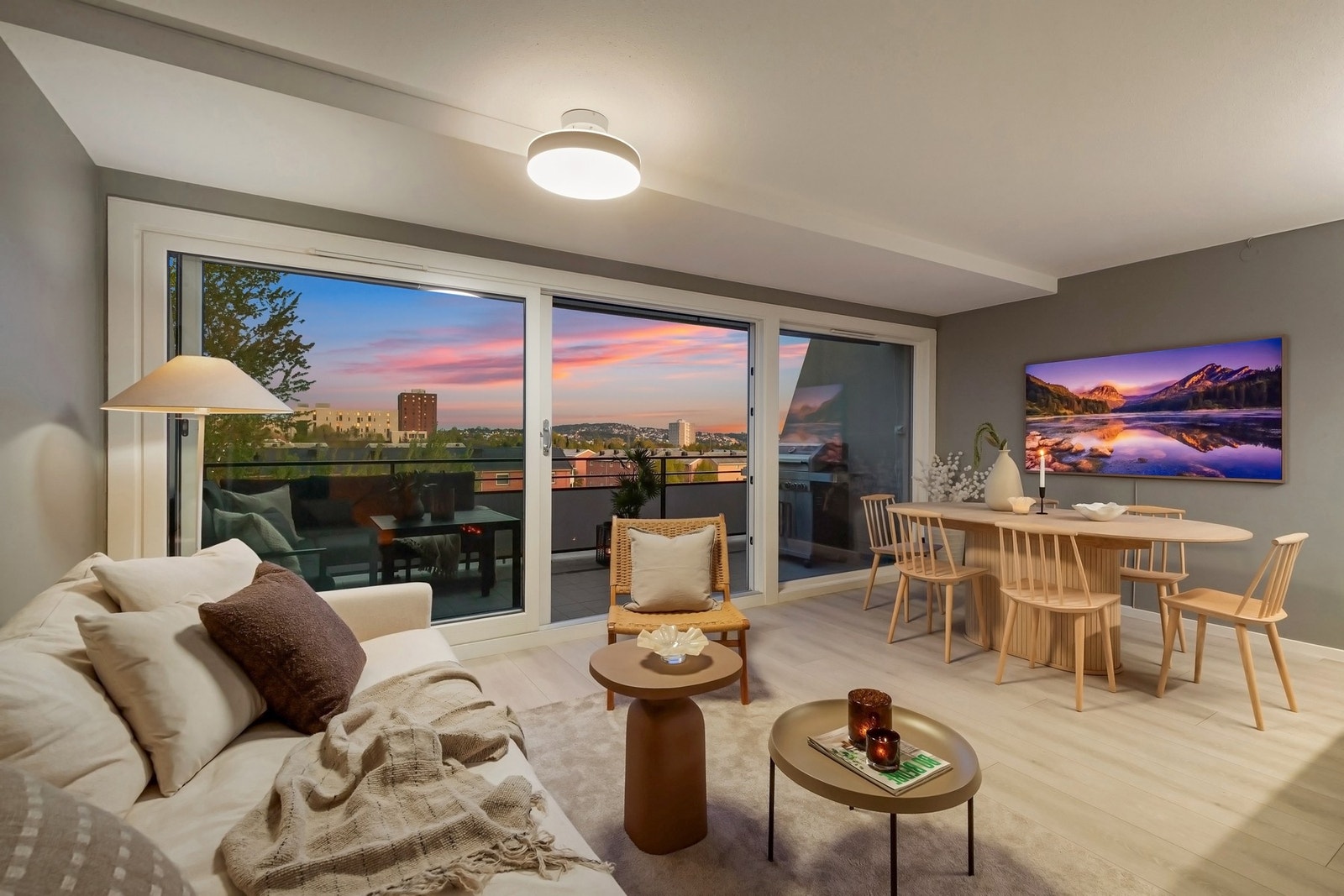 Kveldsstemning Galleribilde