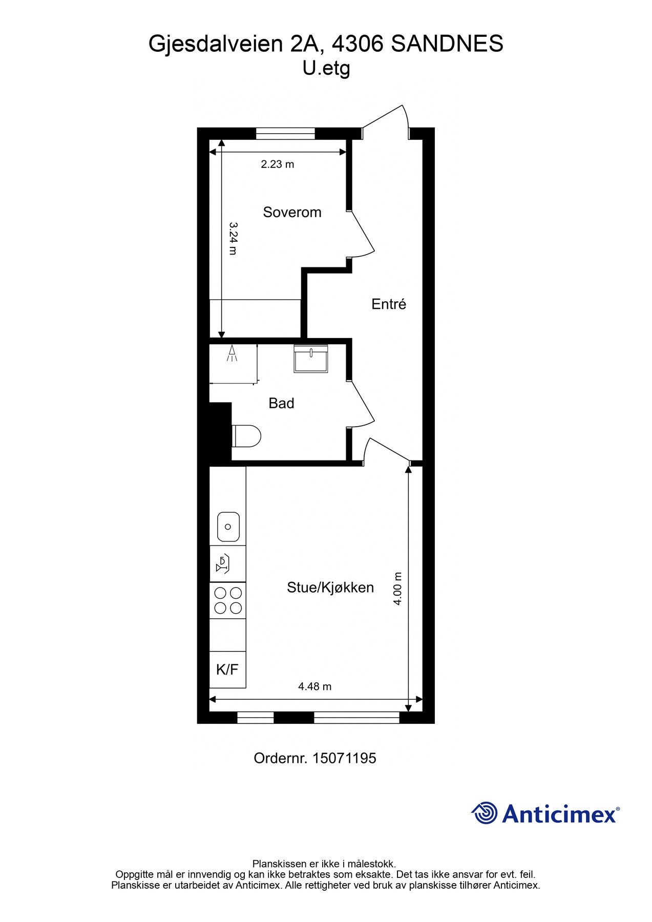 Plantegning Galleribilde