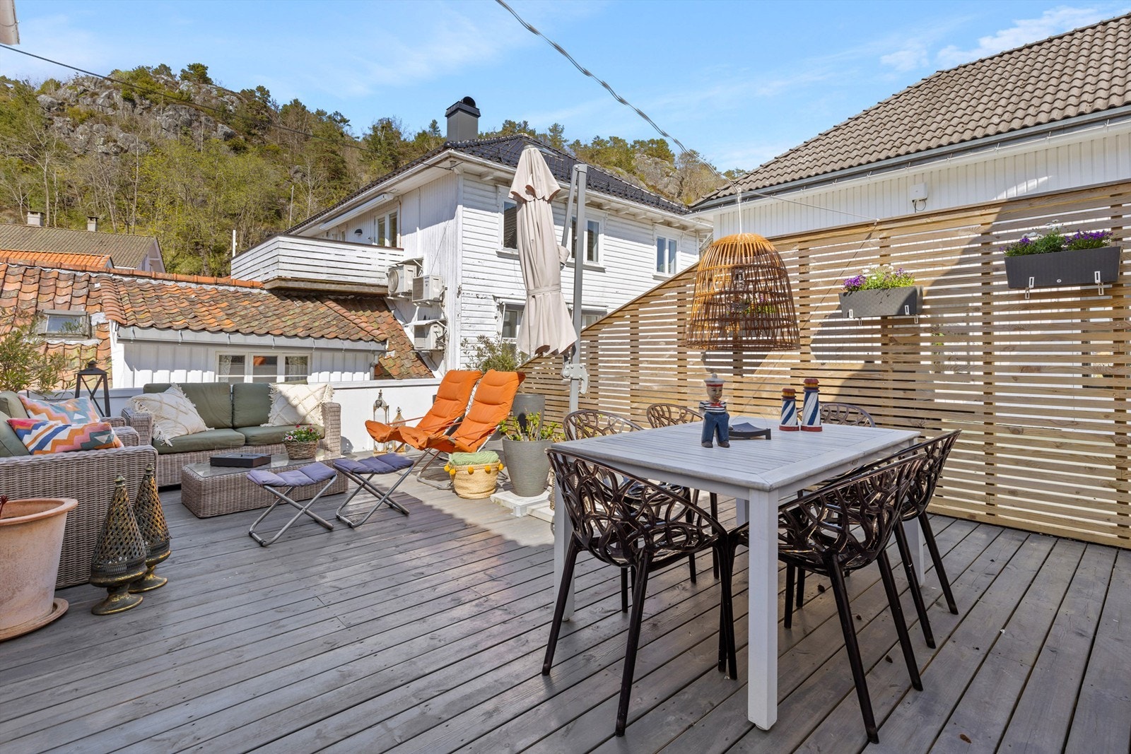 God plass til å innrede med ønsket utemøblement. Galleribilde