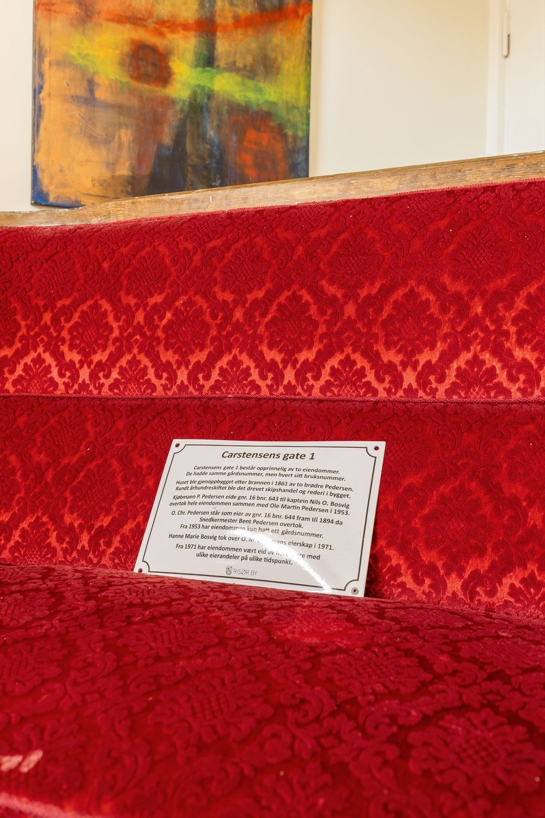 Huset er en gammel rederbolig hvor historien sitter igjen i veggene. Galleribilde