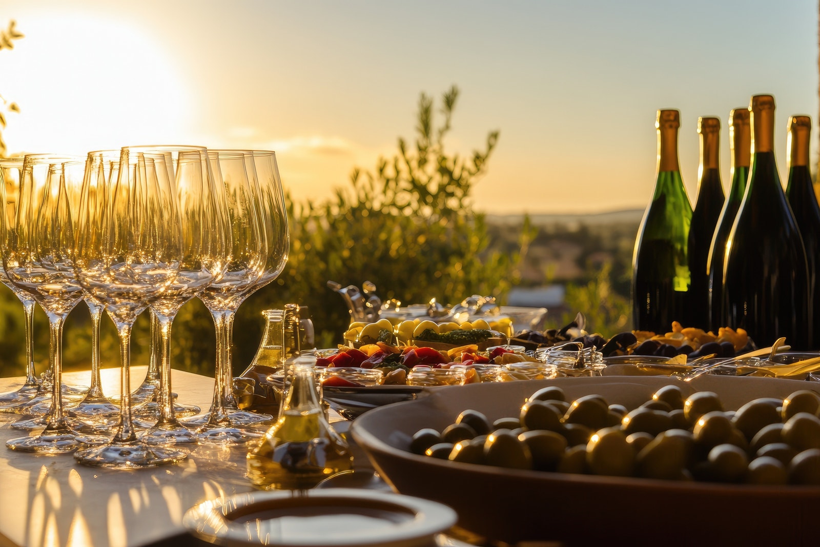 Vin-smaking er også en aktivitet vi tilbyr Galleribilde