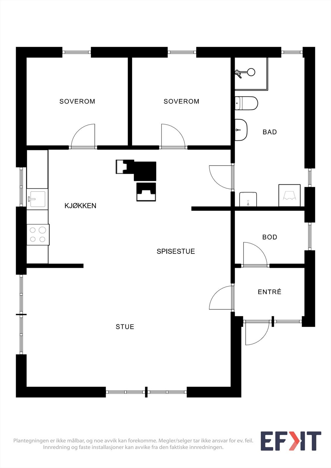 Plantegning Galleribilde