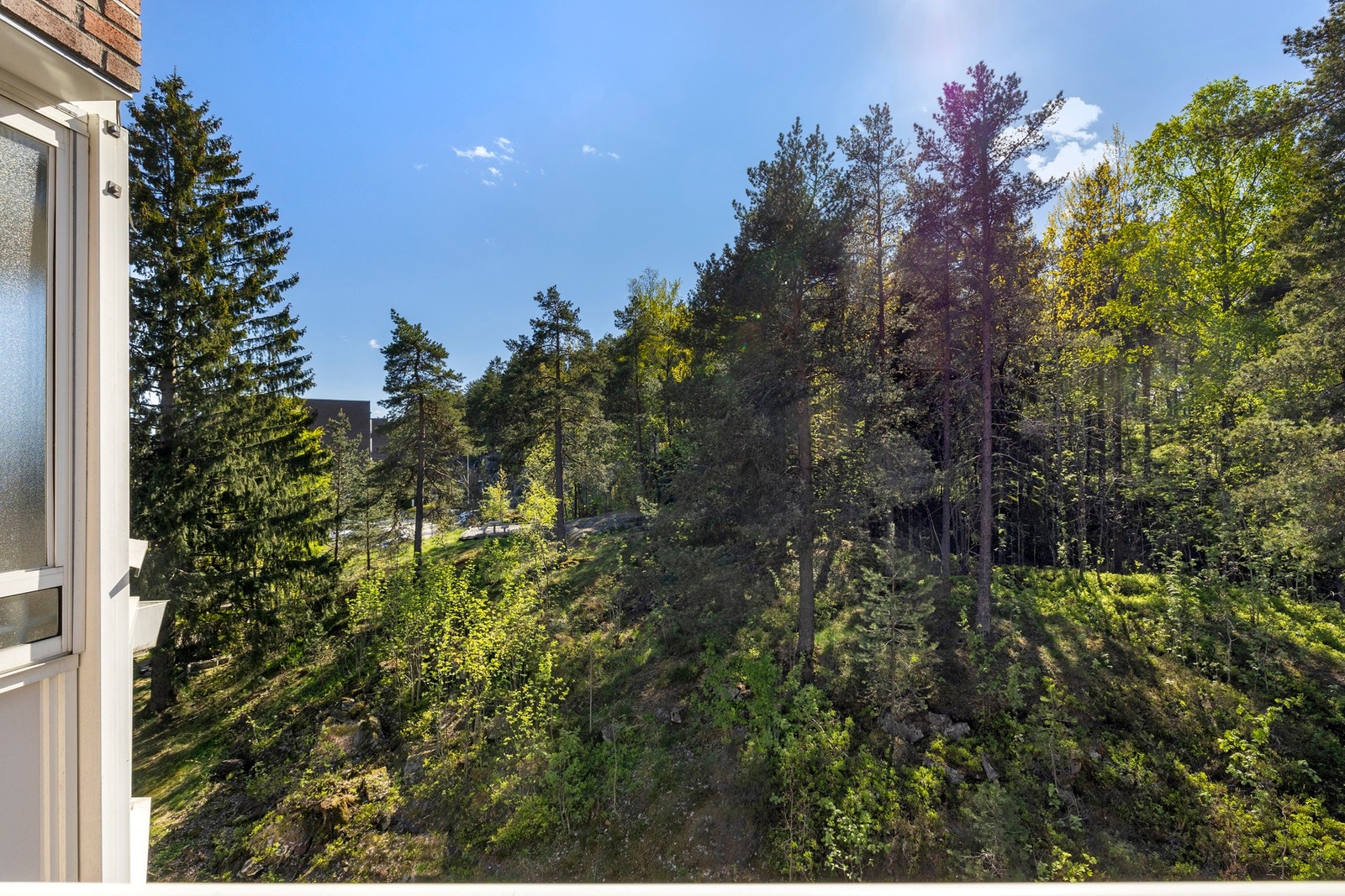 Utsikt fra balkongen. Galleribilde