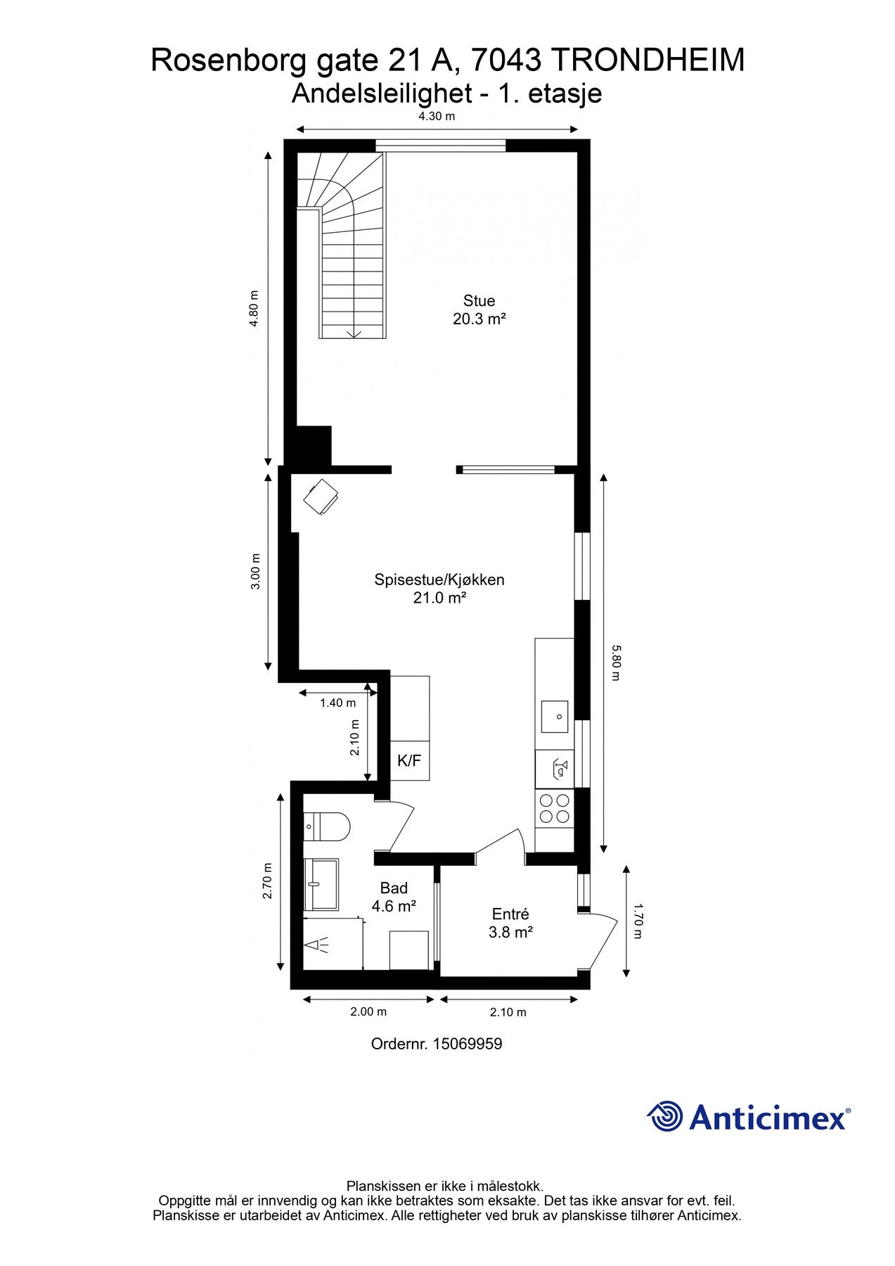 Plantegning - 1. etasje Galleribilde