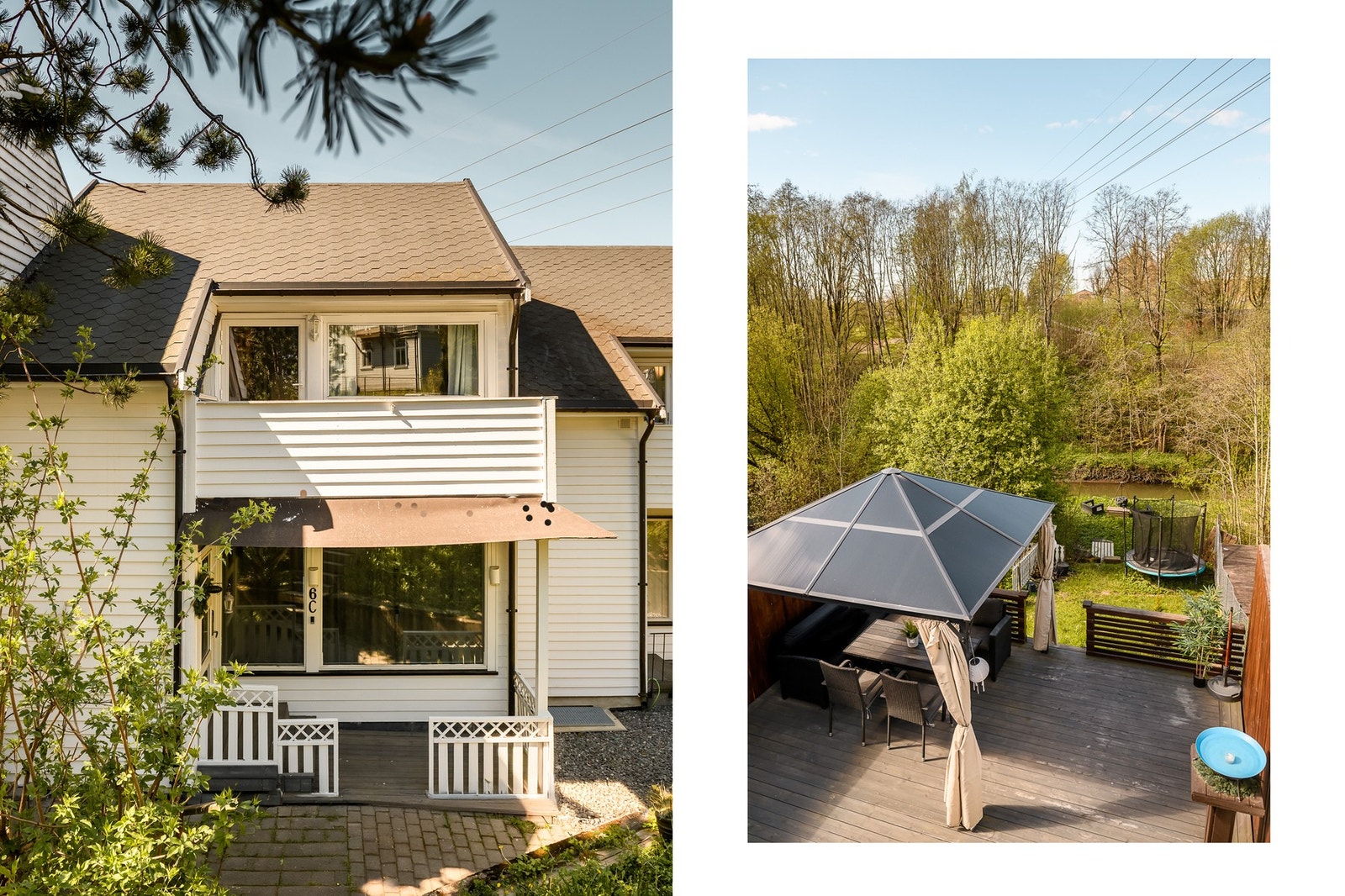 Fasade på fremsiden av huset. Galleribilde