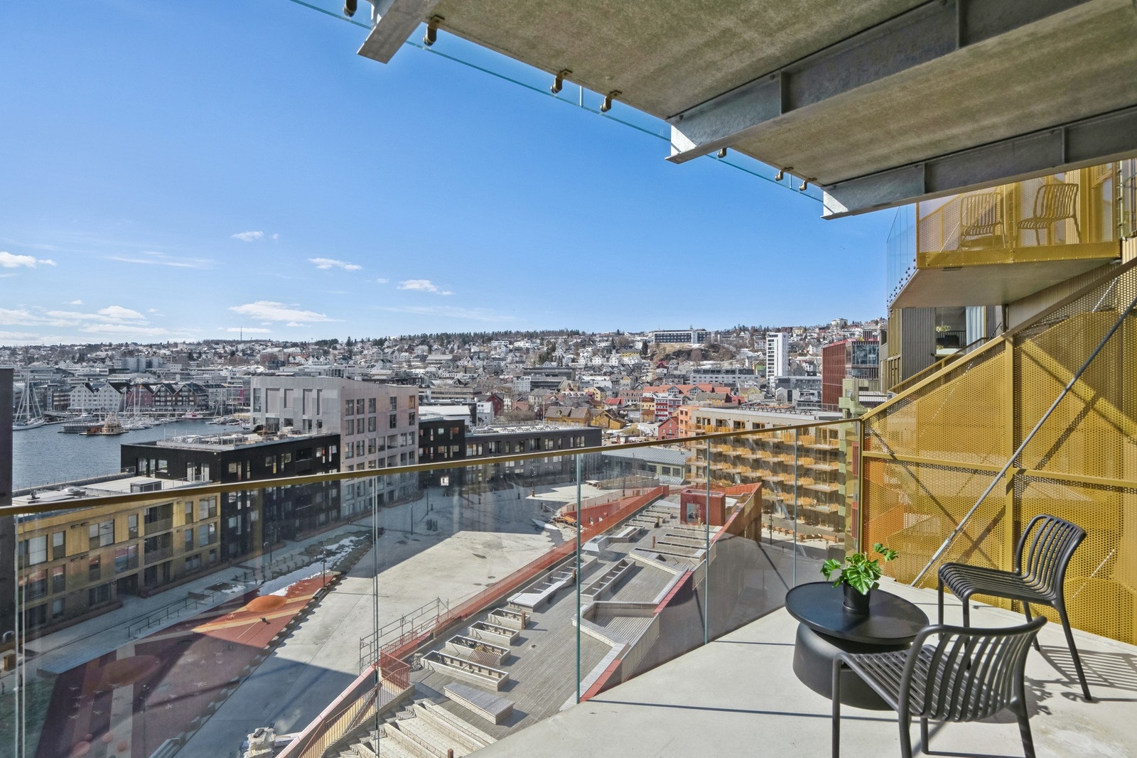 Vakker utsikt mot sentrum, som ligger kun et steinkast fra Vervet. Galleribilde