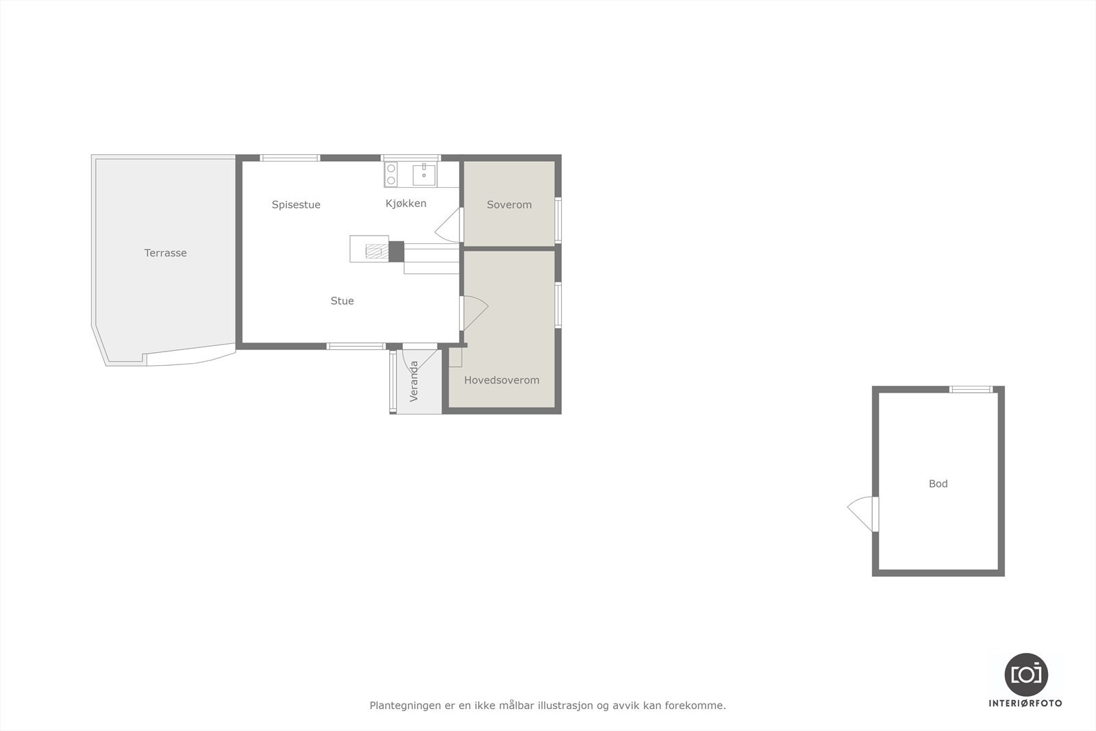 Plantegning Galleribilde