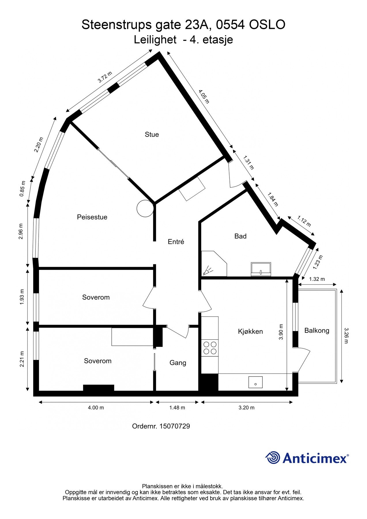 Aller først plantegning, så får du orientert deg litt før du ser videre. Galleribilde